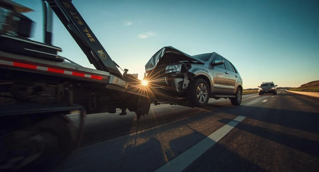 Accident Recovery Titan towing stockton
