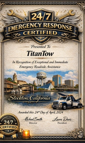 Emergency Towing CA Stockton