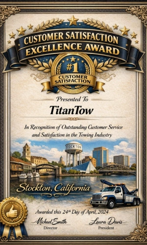 TitanTow Stockton customer satisfaction